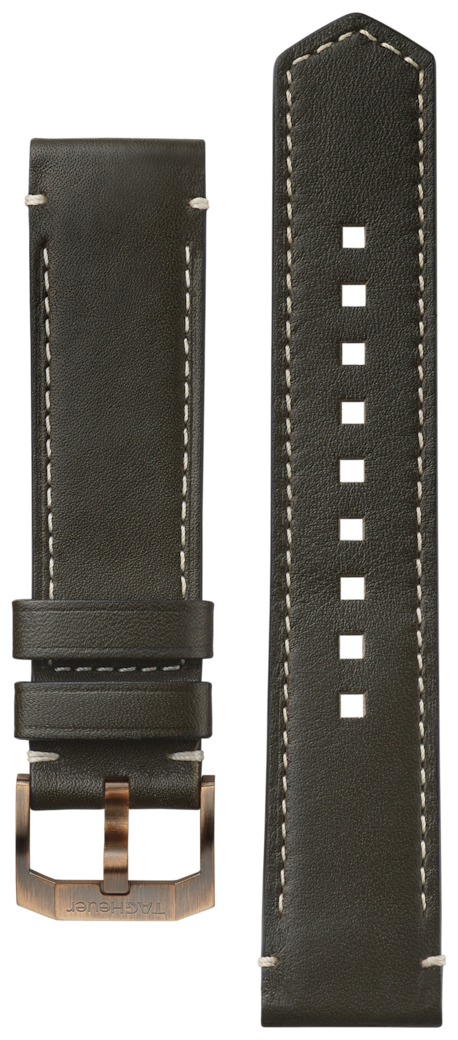 TAG HEUER AUTAVIA Khaki Leather Band