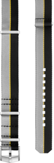 Cinturino in tessuto nero TAG Heuer Aquaracer 36 mm