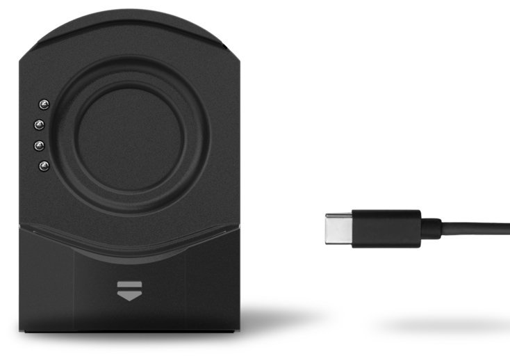 Cable USB-C y base de carga Calibre E5 40 mm