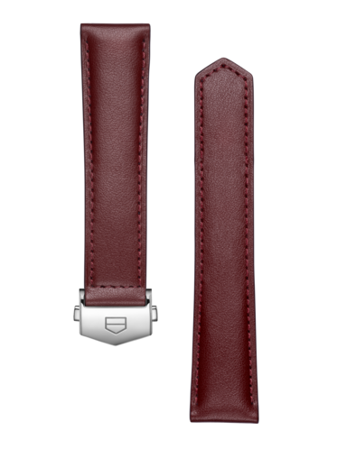 TAG Heuer Carrera 39mm Burgundy Leather Strap