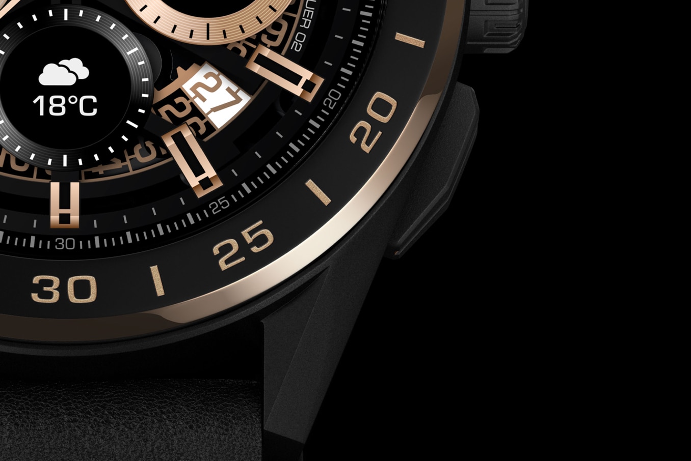 TAG Heuer Connected Bright Black - Titanium Case - 45 mm - Black TAG Heuer Connected Bright Black - Titanium Case - 45 mm - Black