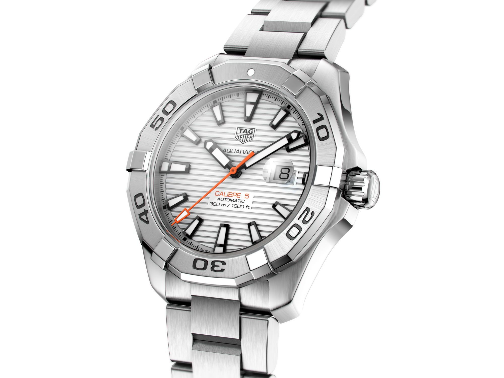 TAG Heuer Aquaracer Watch Calibre 5 Automatic Men 43 mm - WAY2013.BA0927
