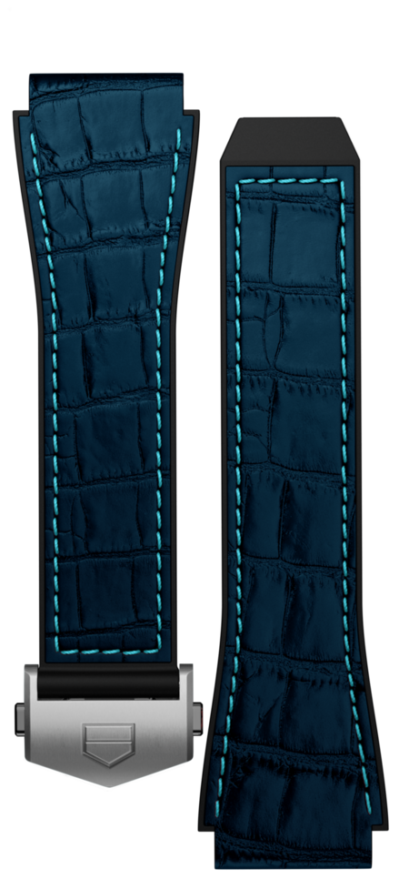 Bracelet en caoutchouc bleu Calibre E3
