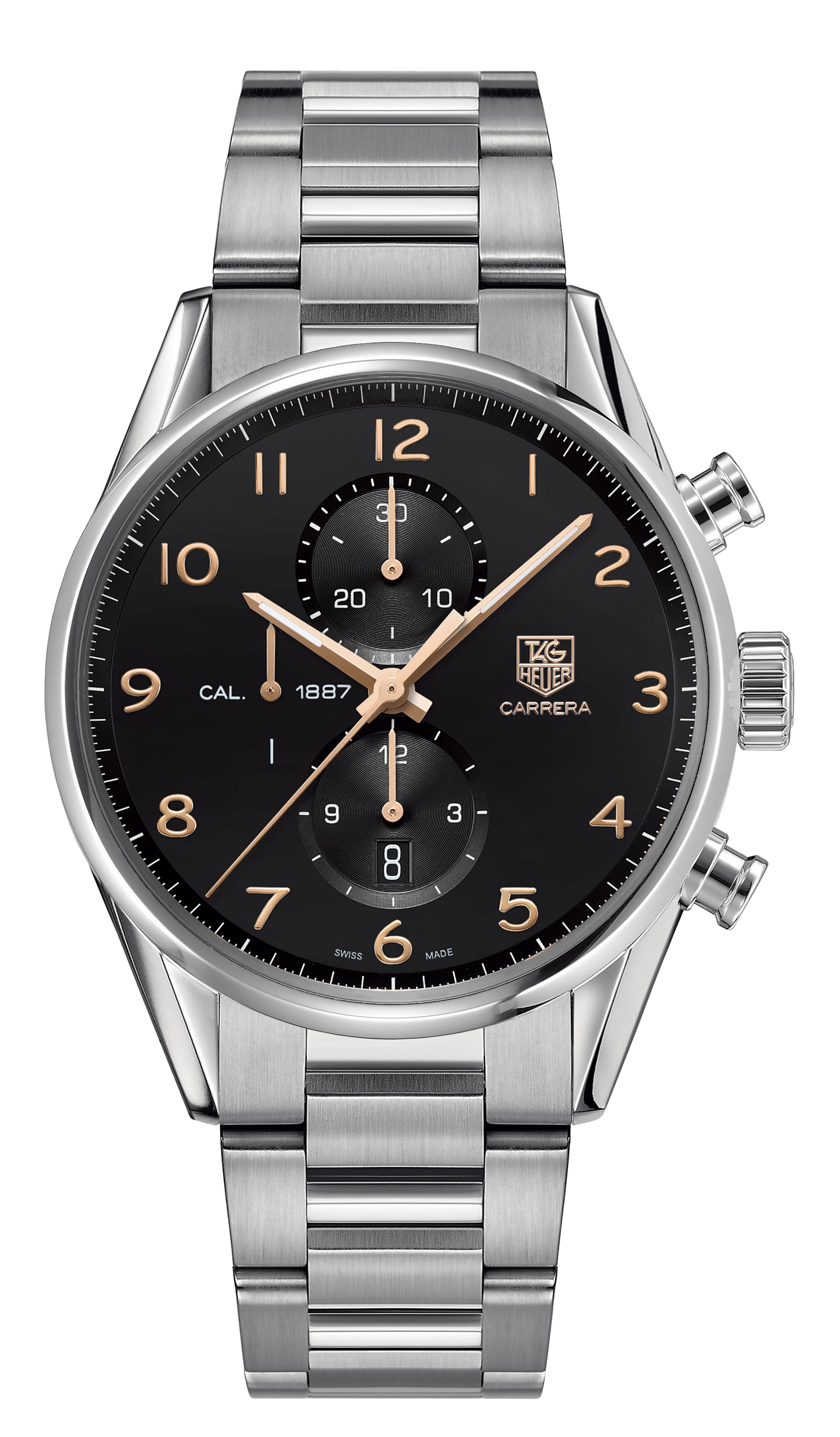 TAG Heuer Carrera Chronographe Calibre 1887 Automatic Homme 43 mm -  CAR2014.BA0799