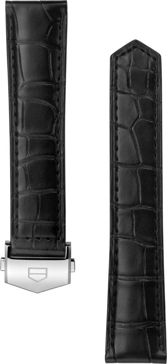 TAG Heuer Carrera 39MM Black Alligator Leather Strap