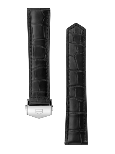 TAG Heuer Carrera 39MM Black Alligator Leather Strap