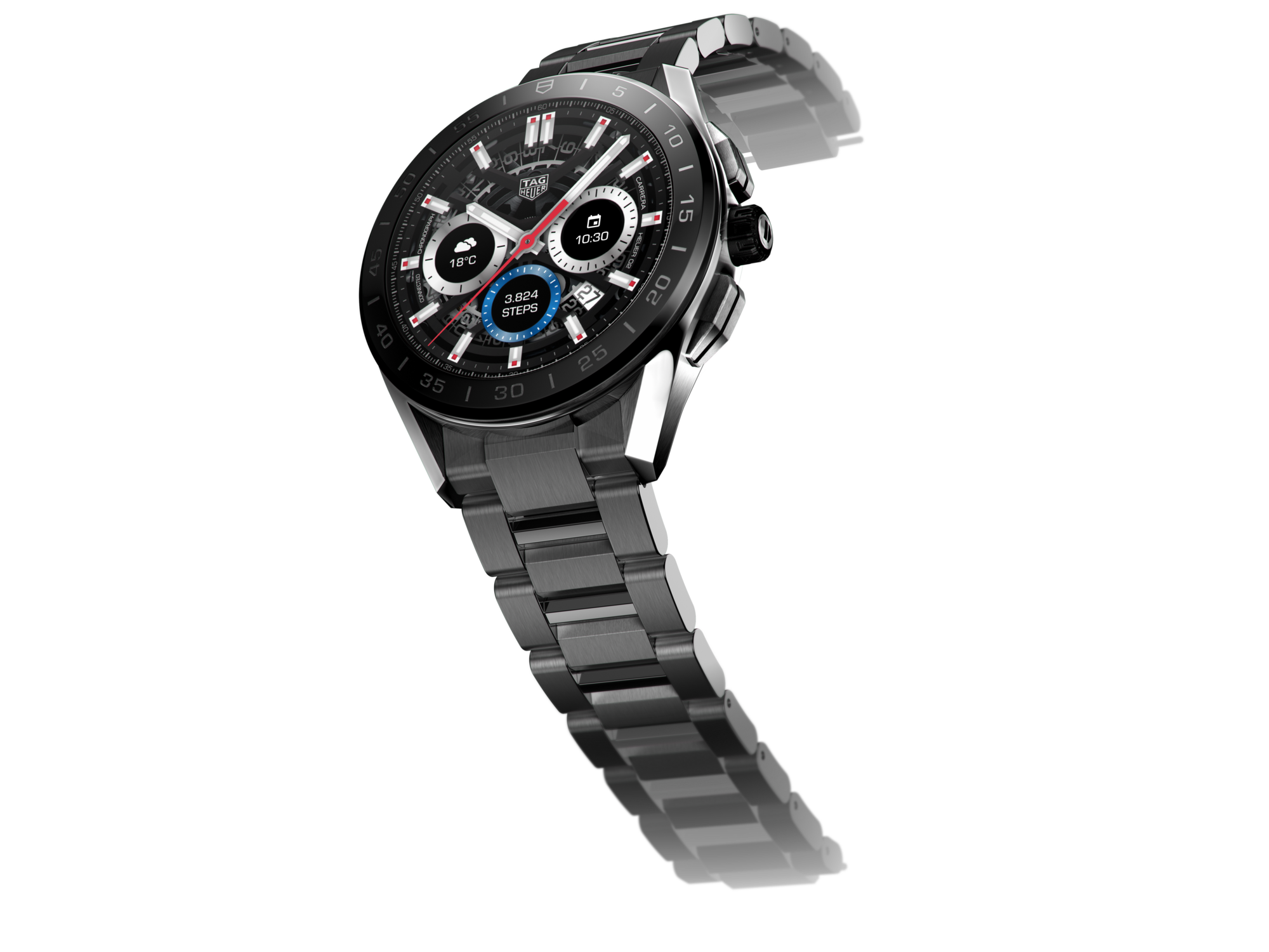 TAG Heuer Connected - ステンレススティール製ケース 45 mm
