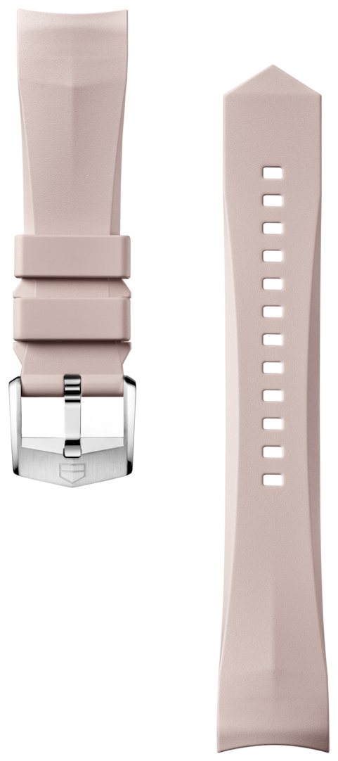 Beige Rubber Strap Calibre E5 40mm