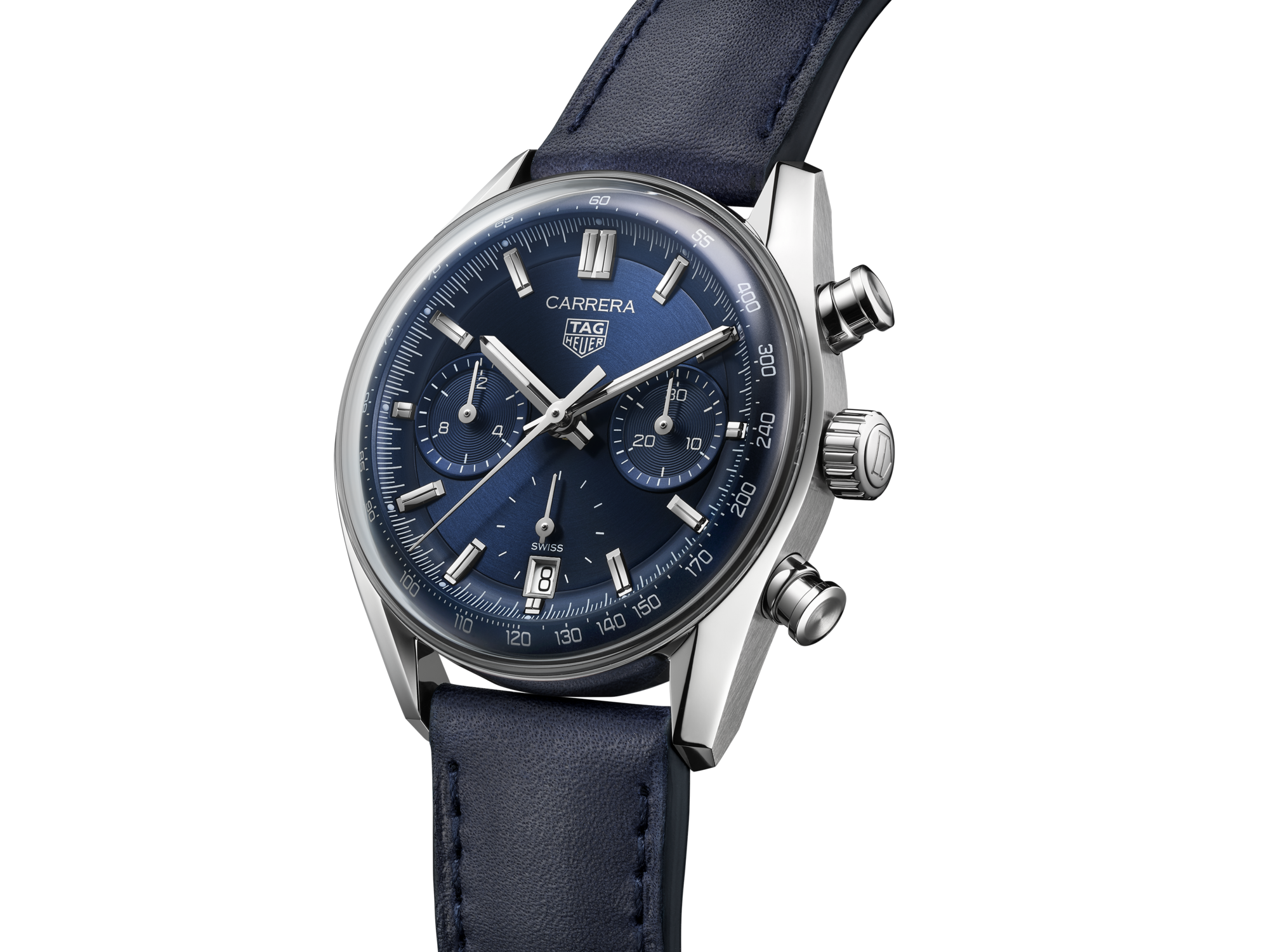Tag Heuer Carrera Timeless Chronograph, 42mm - Blue