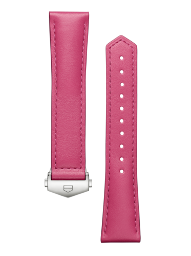 TAG HEUER CARRERA 36MM PINK LEATHER STRAP