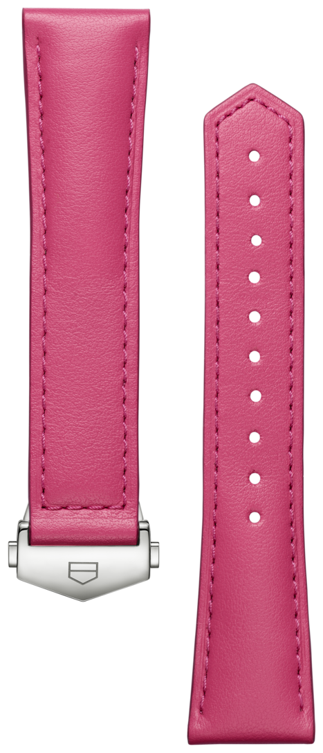 TAG HEUER CARRERA 36 MM PULSEIRA DE COURO ROSA