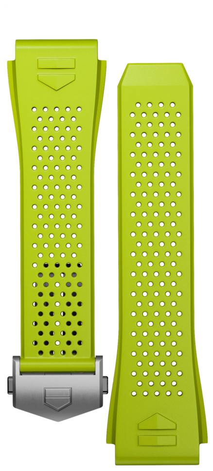 Armband aus hellgrünem Kautschuk Calibre E3