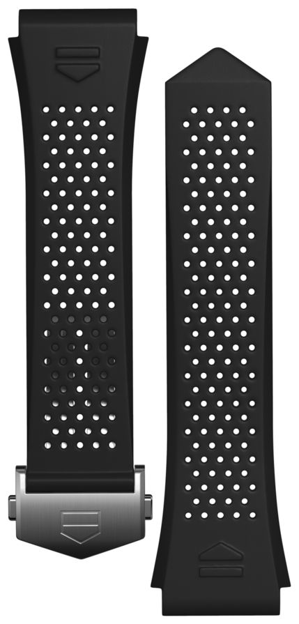 Correa de caucho negra Calibre E4 45mm