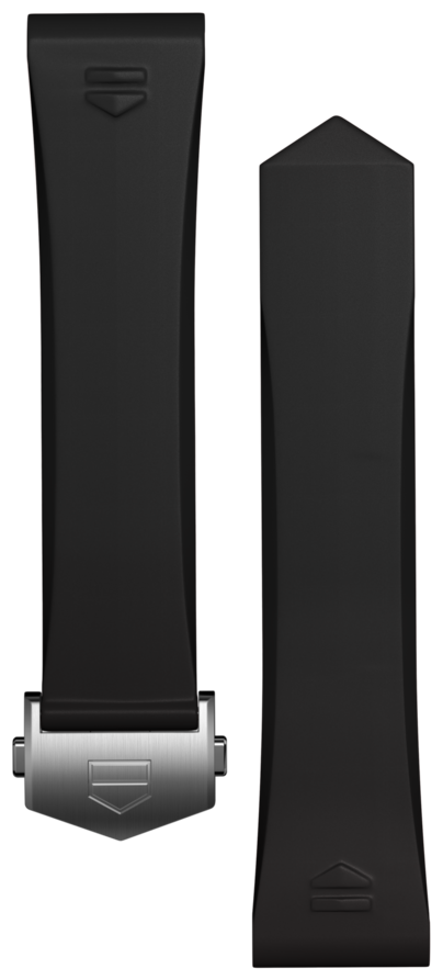 Black Rubber Strap Calibre E4 42 мм