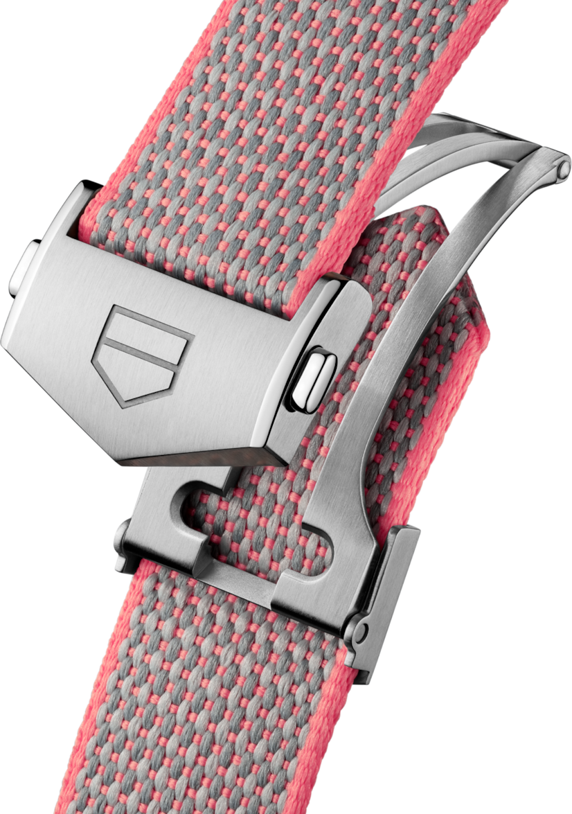 Pink Textile Strap Calibre E5 40mm