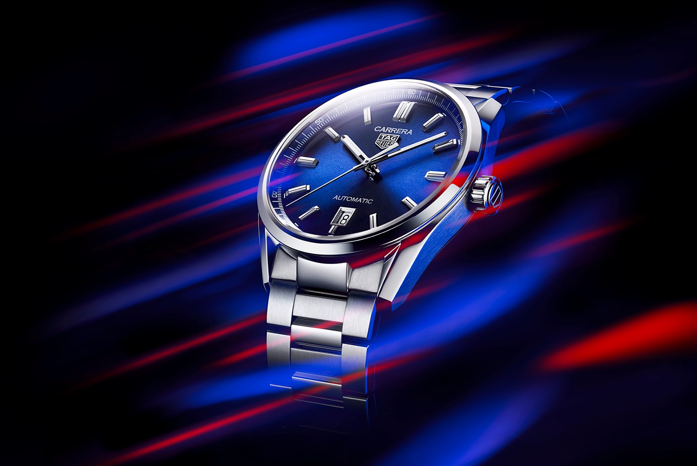タグ・ホイヤー カレラ ーラグジュアリーウォッチ スティール製 39 mm タグ・ホイヤー カレラ ーラグジュアリーウォッチ スティール製 39 mm