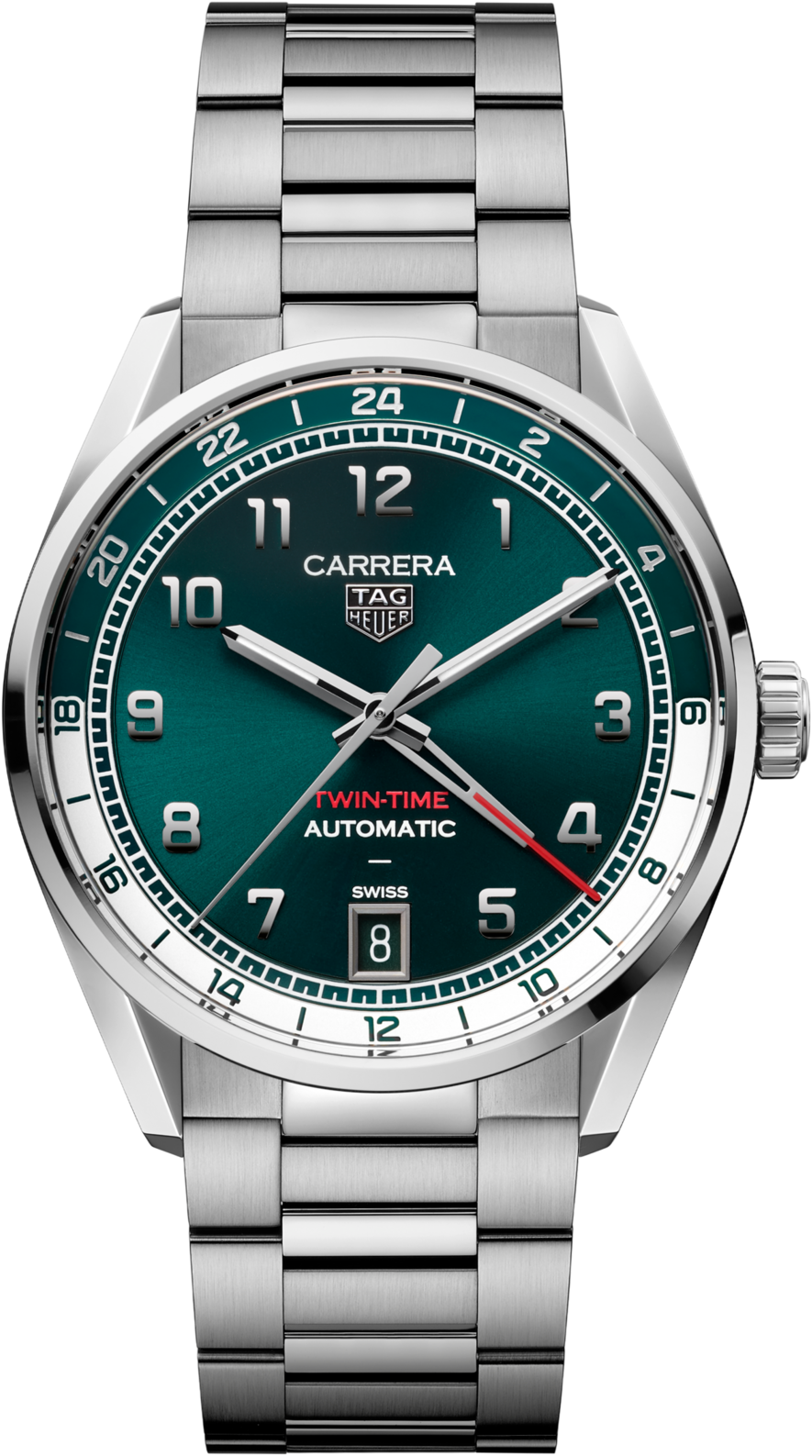 タグホイヤー カレラ ツインタイム タグ・ホイヤー カレラ デイト ツインタイム - 41 mm - WDA2114.BA0043