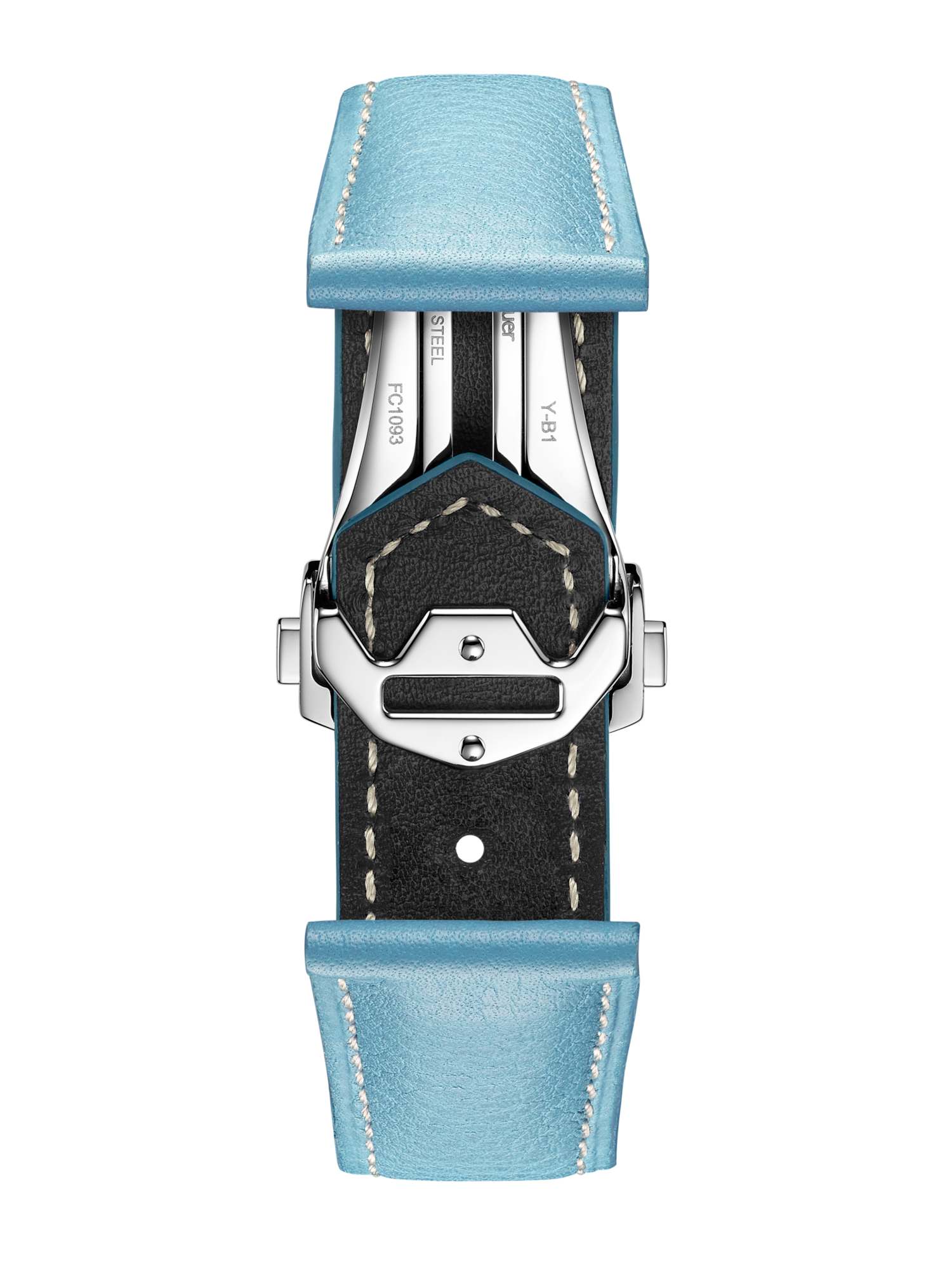 TAG HEUER CARRERA 36MM BABY BLUE LEATHER STRAP