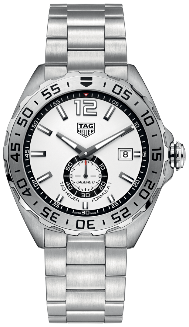 タグ・ホイヤー フォーミュラ 1 キャリバー 6  WAZ2013.BA0842 保証書 SS メンズ時計 ホワイト 美品