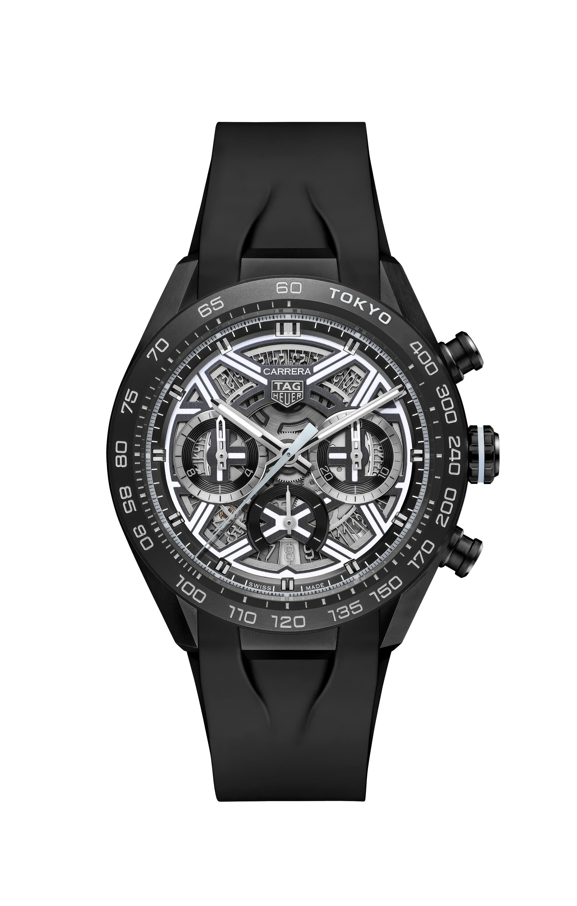 タグ・ホイヤー カレラ クロノグラフ エクストリームスポーツ CBU2087.FT6272 自動巻, 44 mm, DLCコーティングを施したコーティングを施したチタン