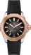 TAG Heuer Aquaracer（競潛）腕錶  黑色 橡膠 精鋼和黃金 黑色