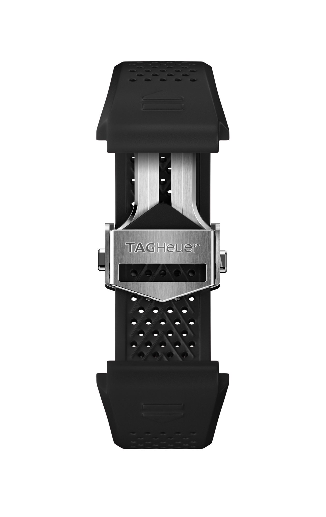 Black Rubber Strap Calibre E4 45 mm - - BT6259 | TAG Heuer US