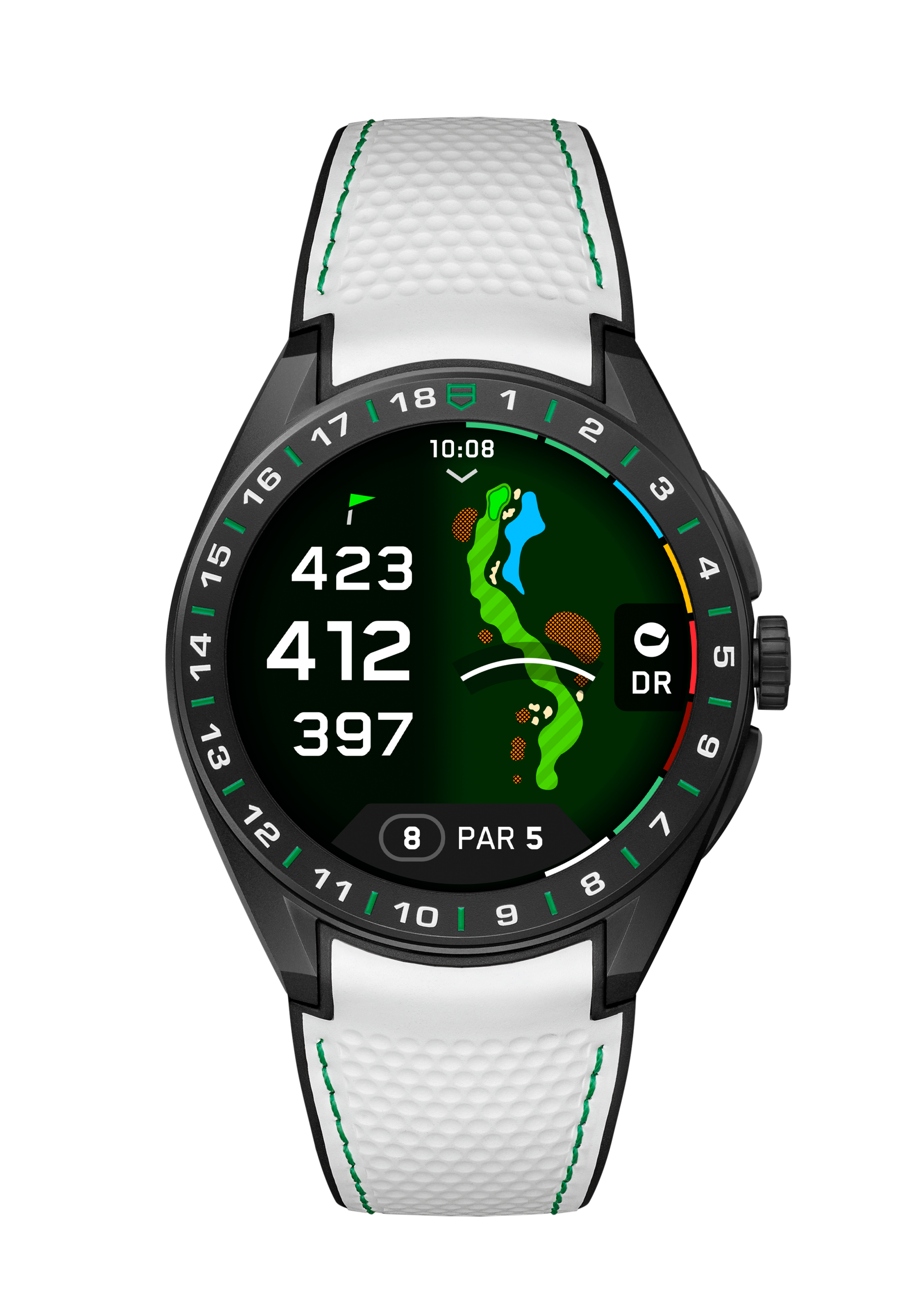 TAG Heuer Connected Calibre E5 Golf Edition SBT8A81.EB0335 45 mm, Titanium grade 2 coated with black DLC