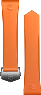 Armband aus orangefarbenem Kautschuk (42 mm)