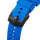 Pulseira esportiva em borracha azul Calibre E5 45 mm