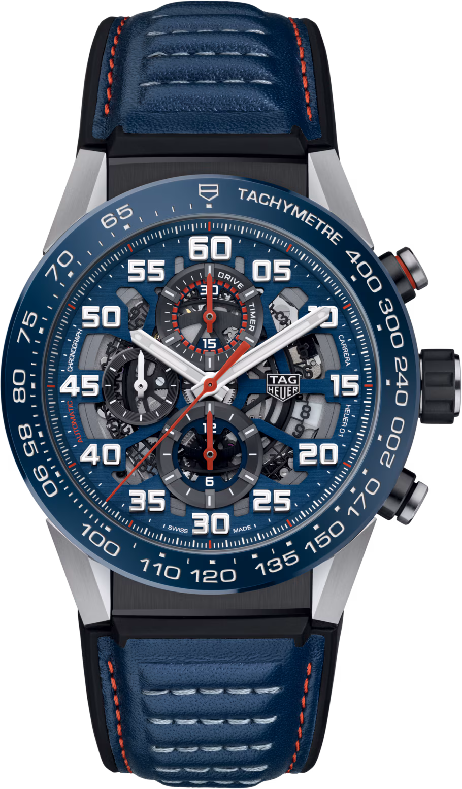 タグホイヤー カレラ ホイヤー01 ブルータッチ エディションCAR2A1T-0 TAG HEUER CAR2A1T-0 カレラ キャリバーホイヤー01 ブルータッチ