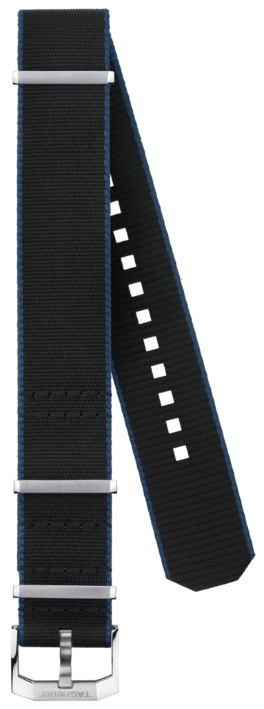 TAG HEUER AUTAVIA Black and blue Fabric Strap