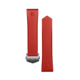 Красный каучуковый ремешок 42 мм