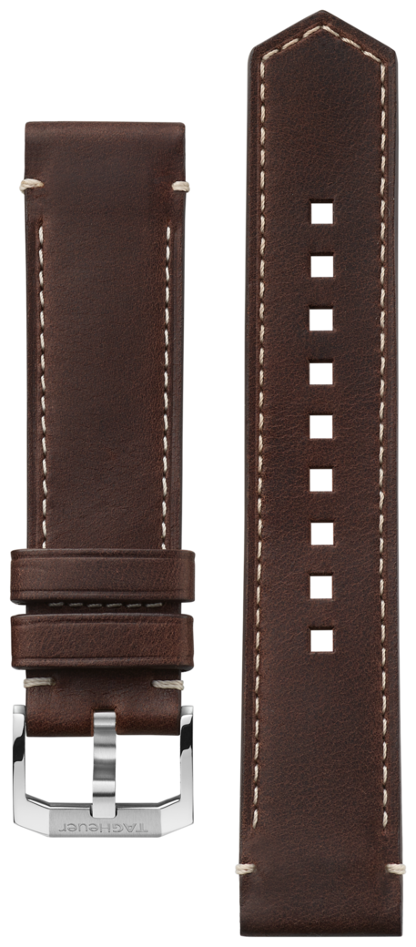 TAG HEUER AUTAVIA Brown Leather Band