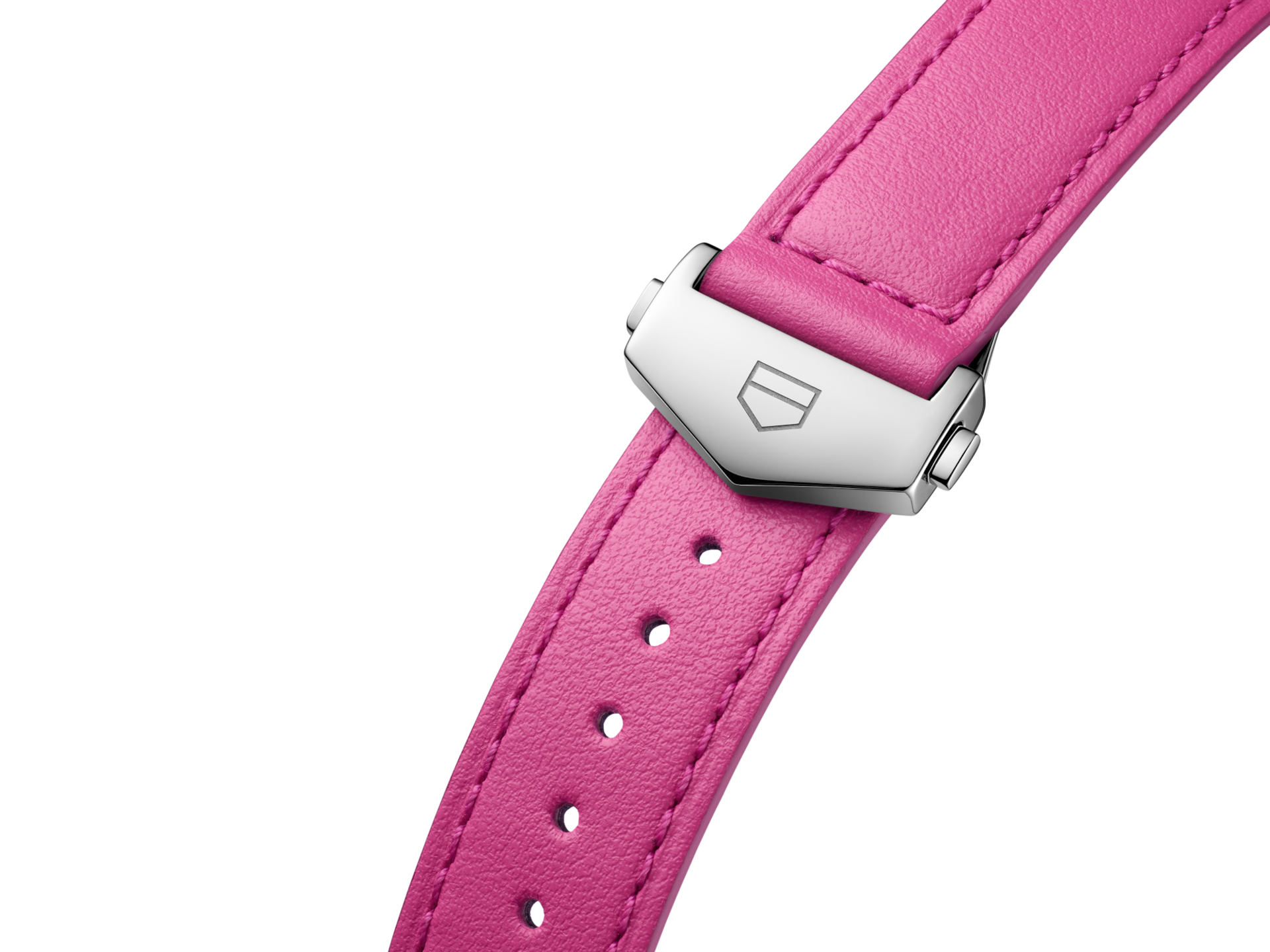 TAG HEUER CARRERA 36MM PINK LEATHER STRAP