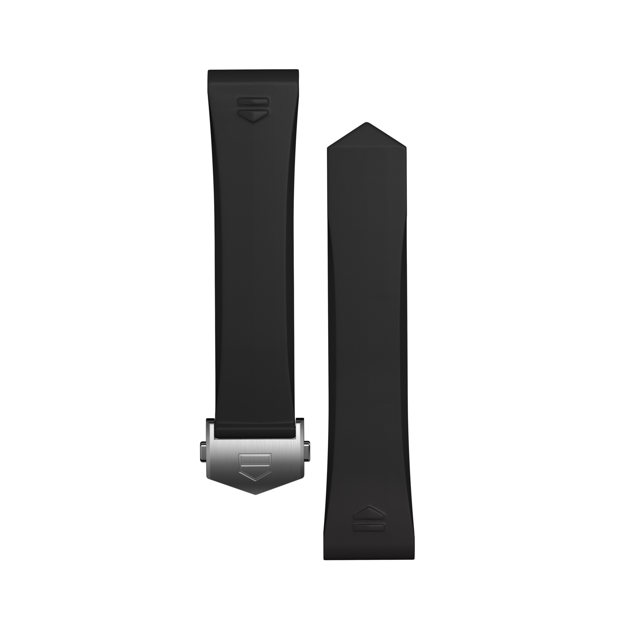 タグホイヤー コネクテッドE4用 ラバーストラップ ブラック ラバーストラップ(TAG Heuer Connected Calibre E4 42mm用