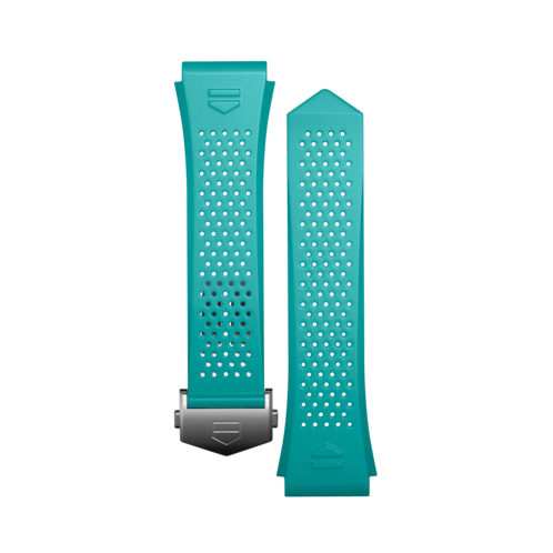 Calibre E4 45毫米智能腕錶淺藍色橡膠錶帶