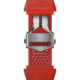 Red Rubber Strap Calibre E4 45 мм