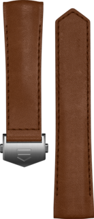 Bracelet en cuir marron 42 mm
