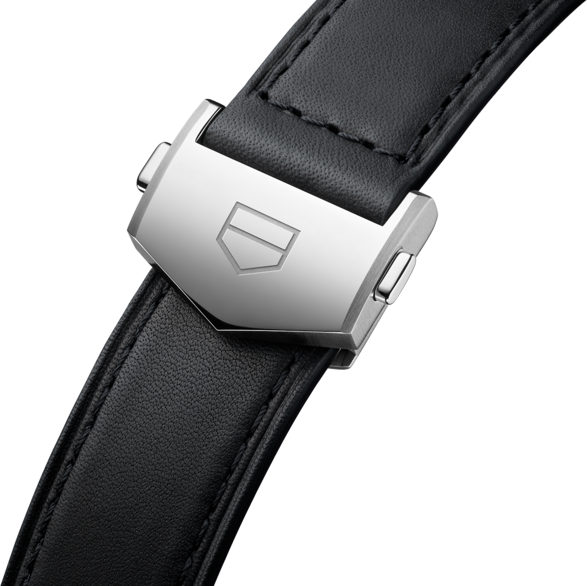 TAG Heuer Carrera 39MM Black Perforated Leather Strap