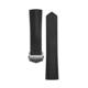 Armband aus schwarzem Leder 42 mm