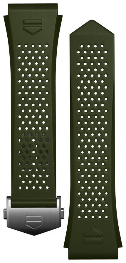 Khaki Rubber Strap Calibre E4 45 мм
