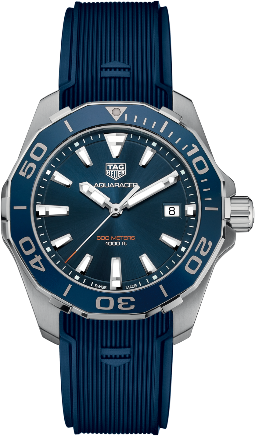 TAG Heuer アクアレーサー WAY111C ブルー TAG Heuer Aquaracer - 41 mm - WAY111C.FT6155 | TAG Heuer