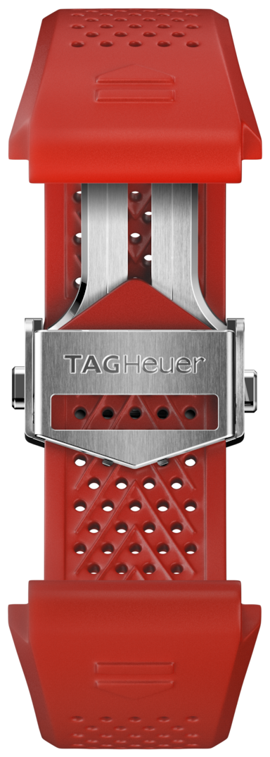 Red Rubber Strap 45mm