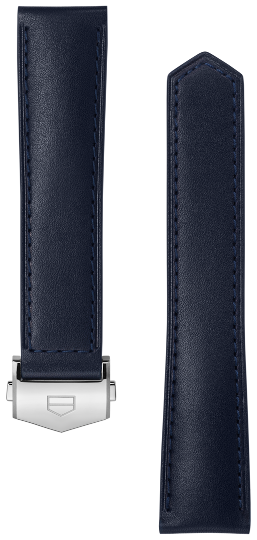 TAG Heuer Carrera 39MM Blue Leather Strap