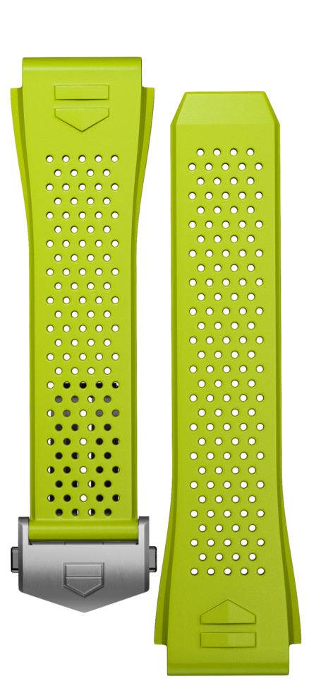 Armband aus hellgrünem Kautschuk