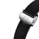 Bracelet en cuir bi-matière noir Calibre E4 de 45 mm