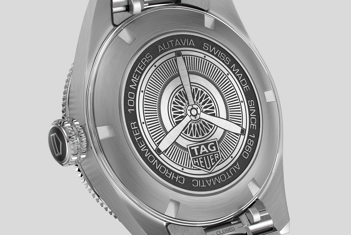  TAG Heuer Autavia Automatic Watch - Diameter 42 mm  WBE5114.EB0173 : Clothing, Shoes & Jewelry