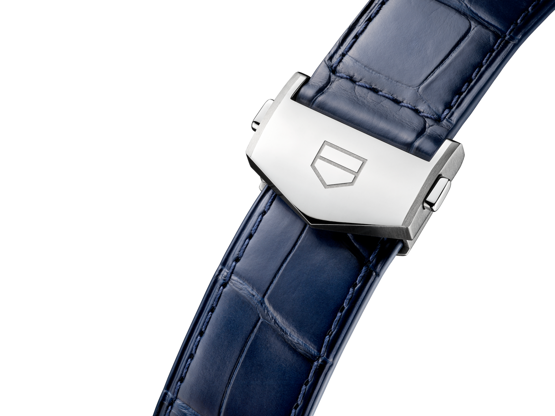 TAG Heuer Carrera 42MM Blue Alligator Leather Strap