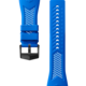 Pulseira esportiva em borracha azul Calibre E5 45 mm