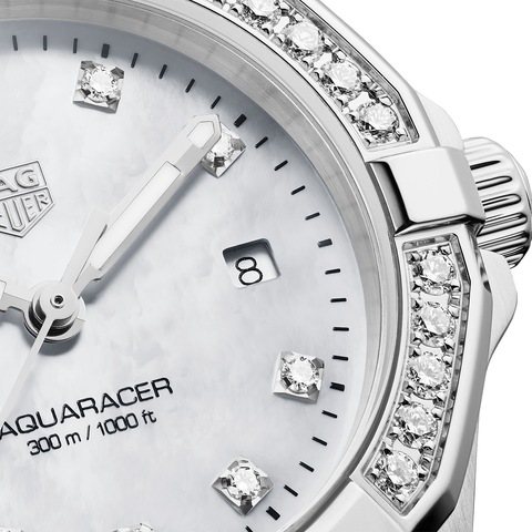 tag heuer aquaracer diamond